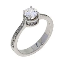 Ringe Damiani Dame Belle Epoque in Weißgold Diamante 0.30 Ct 81048815 - 81048815